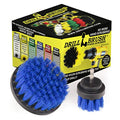Blue Medium Stiffness 5in Scrub Brush - Aquarium Cleaner - Marine Vessels - color: Blue