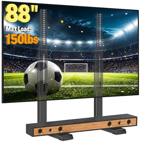 5Rcom Table Top TV Stand Universal for 35-88 Inch Flat & Curved TVs - size: 35-88inch