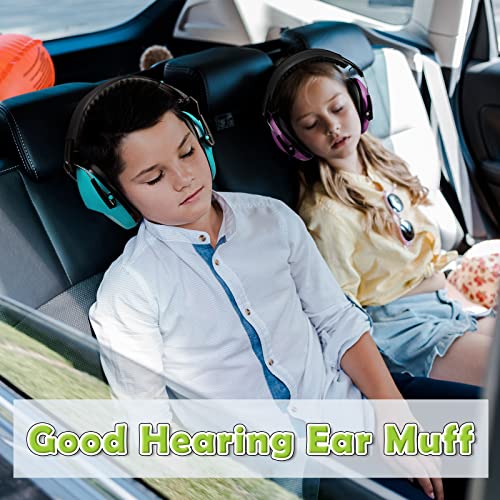 Konohan 3 Pack Noise Reduction Headphones for Kids Ear Protection Earmuffs Headphones for Autism Toddler Kids Ear Muffs 27db - color: Rose Red, Purple, Lake Blue