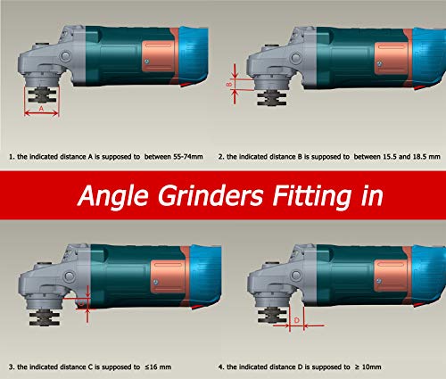 Dust Shroud for Angle Grinders,Universal 7-Inch Dt1902-180D - size: 7 inch Dust Shroud+Diamond grinding cup wheel
