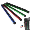 4-Piece Magnetic Socket Organizer Kit, 1/4'' 3/8'' 1/2'' Heavy Duty Socket Holder Holds 40 Clips, Aluminum Sockets Rail for Tool Box Drawer with 1/4'' Slidable Drill Bit Organizer Holds 40 Bits - style: Multi-Color 4-Piece