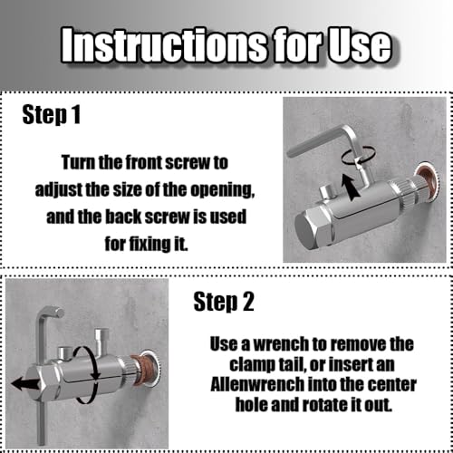 Broken Faucet Removal Tool,Stripped Screw Extractor,Broken Pipe Extractor Tool,Stripped Screw Extractor,For Damaged Faucet Water Pipe Remover (Rectangle) - size: Rectangle