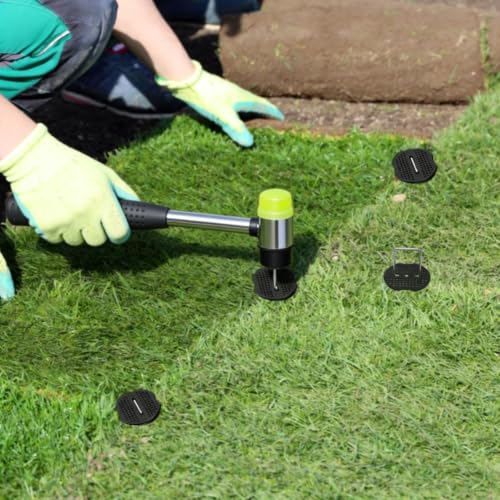 100Pcs Landscape Fabric Stakes 6 Inch Garden Staples