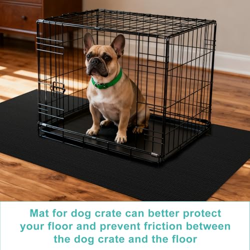 Dog Crate Mat, Pet Crate Floor Protection Mat, Mat for Under Dog Crate, 31.5" x 51.2" Cut To Fit Design Washable Floor Covering Reusable Waterproof Non Slip Rug Whelping Pad for Pet (XXX Large - size: XXX-Large