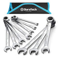 DURATECH 10-Piece Ratcheting Wrench Set, Metric, 6mm-18mm - size: 6.0-18.0mm