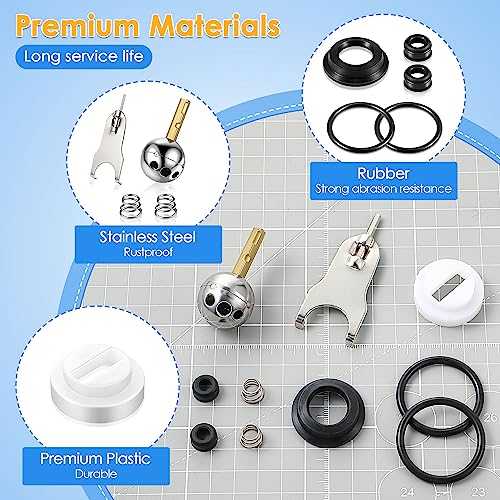 Dreyoo Shower Faucet Repair Kit Compatible with Delta/Peerless, 2 Pack