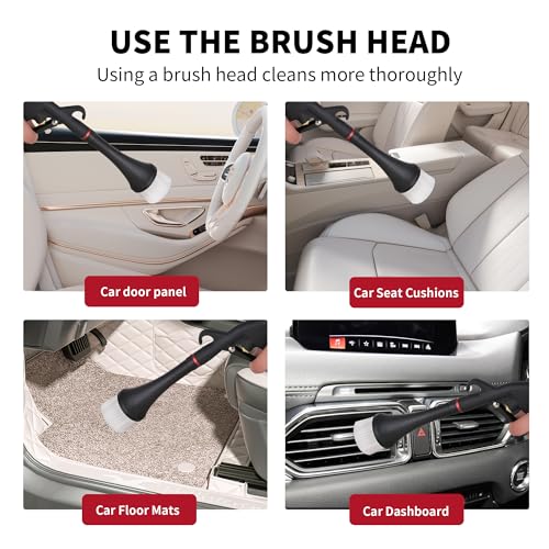 car Cleaning air Blow Gun Compressor Tools Accessories auto Detailing Supplies Interior attachments blowguns 4-piece kit Set - Uses Air Compressor - Blasts Dust, Dirt & Grime Fast