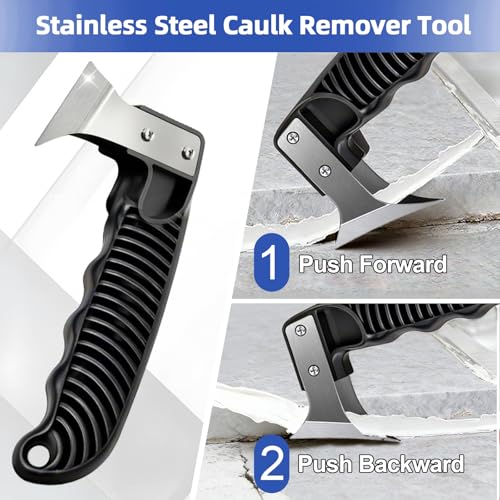 25 PCS Caulking Tool Kit-Caulk Remover,Grout Scraper,Sealant Finishing Tool