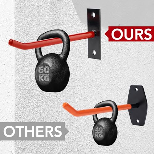 Sinoer 10 Inch Wall Mount Steel Tire Hooks, 4 Pack Red - color: 4 Pack – Red
