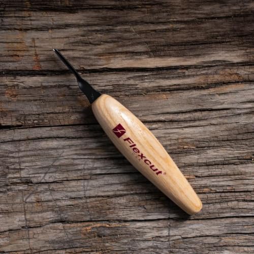 FLEXCUT Micro Shallow/Deep U-Gouge, Razor Sharp High Carbon Cutting Blade - color: Micro Shallow U-Gouge, size: 1.5 mm
