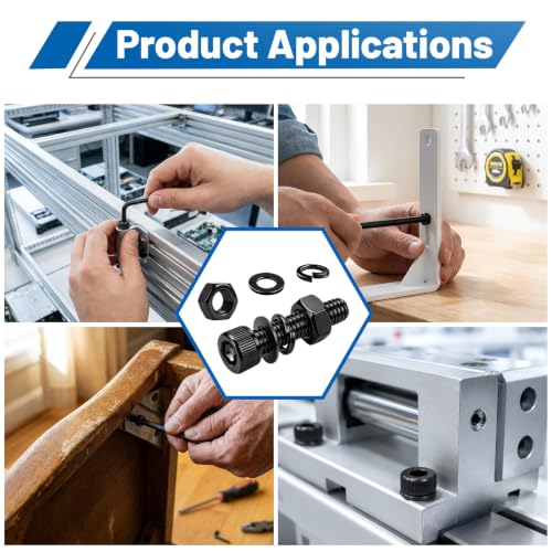 680Pcs M4 Screw Hex Socket Head Cap Bolt Kit 6-30mm 12.9 Alloy Steel - size: G12.9 M4 680PCS