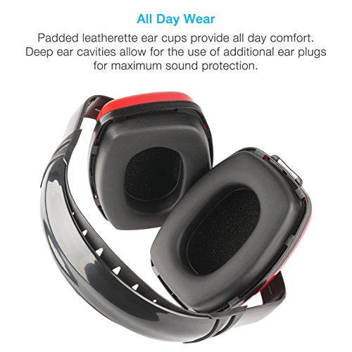 Cyber Acoustics Professional Safety Lightweight Ear Muffs for Hearing Protection and Noise Reduction - style: 1-acs310
