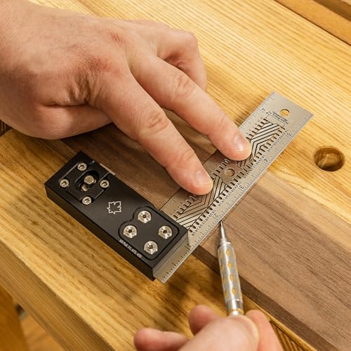 JessEm 12" Precision Woodworking Square - Self-Standing Layout Tool