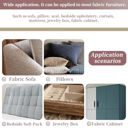 Gheeidau Linen Repair Tape 4x70 Inch Self-Adhesive Couch Patch Repair Fabric Patch for Furniture,Sofas,Cushion,Chairs,Bags,Linen Goods(Coffee) - color: Coffee
