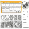 565 Pieces M2.5 Machine Screws Nuts Washers Set, Sutemribor M2.5 x 4/6/8/10/12/16/20mm Phillips Pan Head Machine Screws Nuts Washers Assortment Kit, 304 Stainless Steel, Fully Threaded - size: M2.5, style: Phillips Pan Head