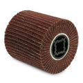 BHA 4"x4" Interleaf Flap Drum, 3/4" Quad Keyway, 120 Grit - size: 120 Grit