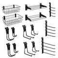 24PCS Slatwall Accessories Set with Slat Wall Basket, Shelves, Hook