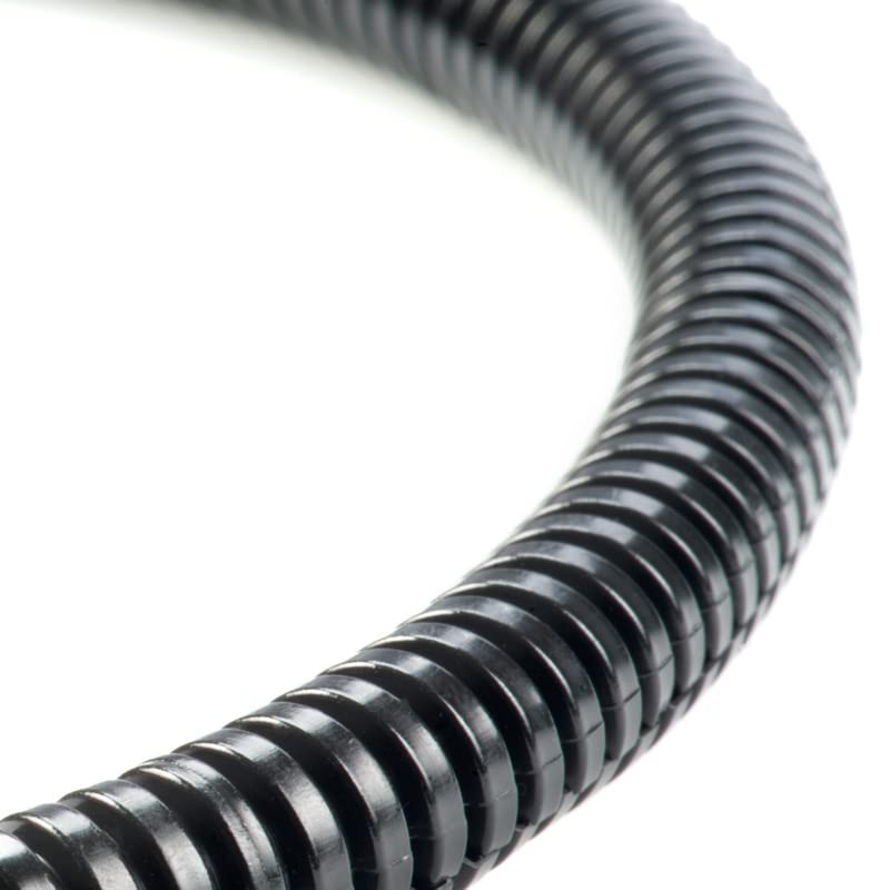 10 Feet 5/8" 16mm Split Wire Loom Conduit Polyethylene Tubing Black Color Sleeve Tube - color: 5/8" (16mm), size: 10 ft