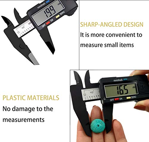 Digital Caliper,0-6 inch/150 mm,inch and Millimeter Conversion,LCD Screen