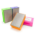 Diamond Hand Polishing Pads, 4PCS Diamond Sanding Pads 60/100/200/400 Grit - color: Multicolored