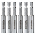 Geinxurn 2.5Inches Stainless Screwdriver Bit Holders, 6PACK Extension Socket Drill Bit Magnetic Holder Hex Shank Quick-Change Drill Bit Guide - size: 2.5 in