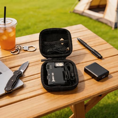 WUBEN G5 Flashlight Holster, EDC Portable Mini Flashlight Pouch, 75*75*30mm - color: Black(G5 Box)