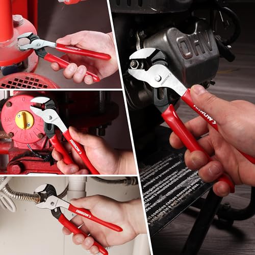 ARROW Groove Joint Pliers, 8" Adjustable Water Pump Pliers - size: 8"