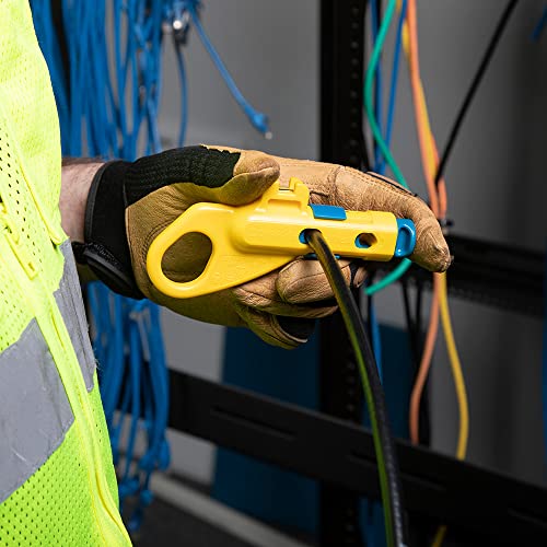 Klein Tools VDV110-295 Data and Coaxial Cable Combination Radial Stripper - style: Twisted Pair and COAX Prep Tool