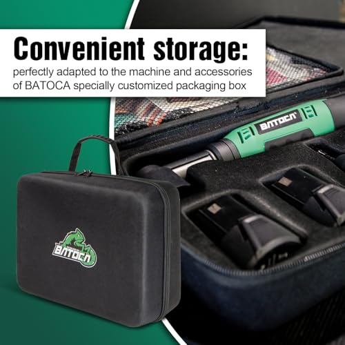 BATOCA S6 Mini Cordless Polisher 2 Heads for Car/Motorcycles Detailing Kit - size: Pro kit with 2 batteries