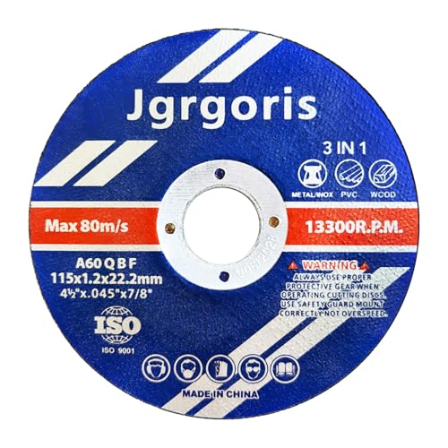 4 1/2 Cut Off Wheel for Metal, Wood, PVC, Angle Grinder Cutting Disc, 27PCS