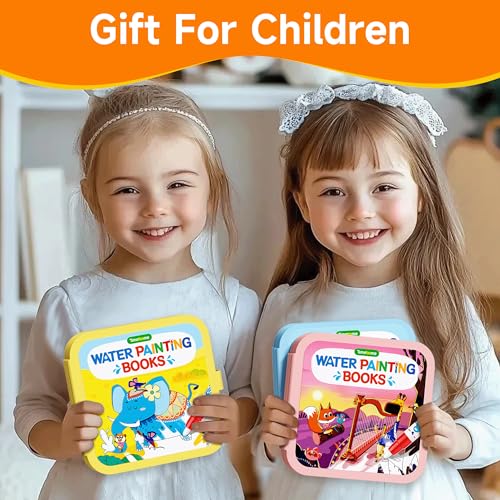 Timetome Water Painting Books for Kids Ages 3-6