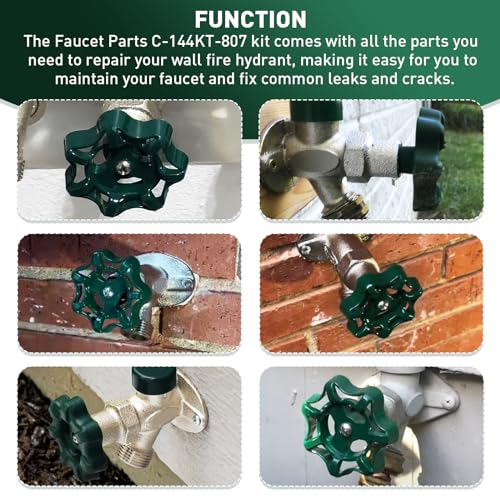 for C-144KT-807 Outdoor Faucet Repair Kit, for C-144/244 Series Wall Hydrant