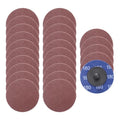 25 Pcs Aluminum Oxide Die Grinder Sanding Disc 2", 180 Grit - size: 180 Grit