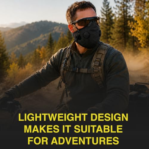 ATV Tek Elite Deluxe Neoprene Dust Mask - color: Black