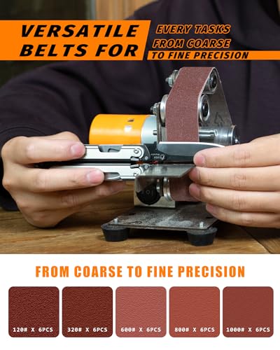Mini Belt Sander, Electric Small Sander Knife Sharpener, 5.0''x 6.9''x5.5'' - size: 5.0''x 6.9''x5.5''