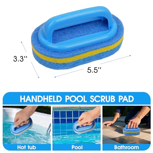 TidyMister 4-in-1 Spa Cleaning Kit with 2 ft Pole - size: 4pcs
