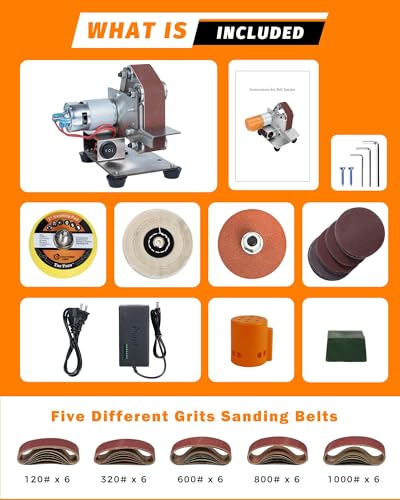 Mini Belt Sander, Electric Small Sander Knife Sharpener, 5.0''x 6.9''x5.5'' - size: 5.0''x 6.9''x5.5''