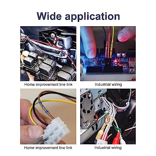 Chanzon 200Pcs Heat Shrink Solder Seal Wire Connectors 26-24AWG White - color: 1. 26-24AWG
