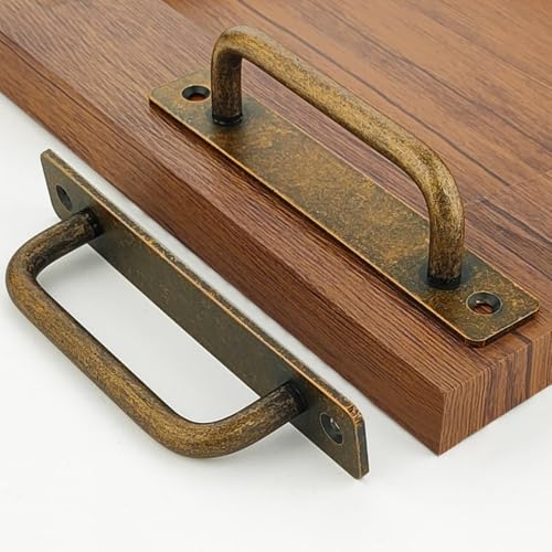 2 Pack 5 Inch 128 mm Copper Cabinet Handles Aluminum Cabinet Pulls Drawer Pulls - color: Copper, size: 5 Inch