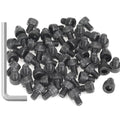 55 Pieces M5 x 6mm Socket Head Cap Screws, Thread Pitch 0.8mm, Sutemribor M5 Black Screws, 12.9 Grade Alloy Steel, Black Oxide Finish, Fully Threaded - size: M5 x 6mm, style: Socket Head