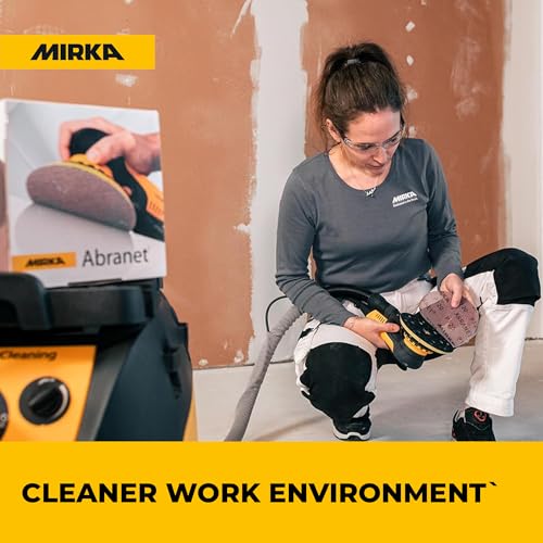 Mirka Abranet 6 Inch Assortment Mesh Sanding Discs, Hook and Loop, 35 Pack - size: Grit Assortment