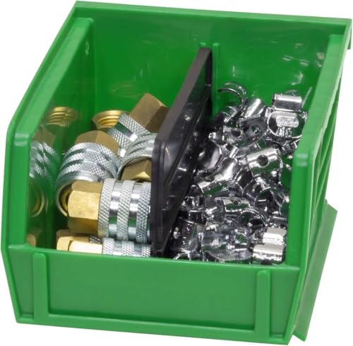 Akro-Mils 30210 AkroBins Plastic Storage Bins, 5"x4"x3", Green, 24-Pack - color: Green