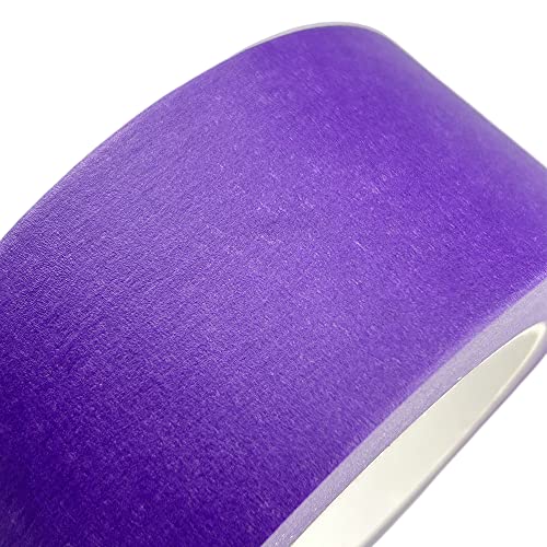 2 Inch Purple Wide Masking Tape, 2 Inch X 55 Yard - color: Purple, size: 2 Inch X 55 Yard