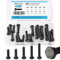 M8 x 40mm 45mm 50mm 55mm 60mm Hex Bolts, Hexagon Head Screw, 8.8 Grade Alloy Steel, Black Oxide Finish, Metric Full Machine Thread, Assortment Kit 20PCS - size: M8 x 40-60 mm(20PCS)