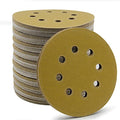 5-Inch 8-Hole Hook and Loop Sanding Discs, Orbital Sander Sandpaper Discs, 100 Pieces Round Sandpaper Set, 180 Grit - size: 180-Grit