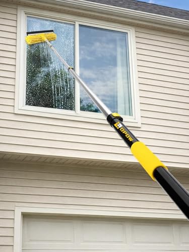 3.5-8FT Telescopic Extension Pole, Heavy-Duty Multi-Purpose Extendable Pole - size: 8 Feet