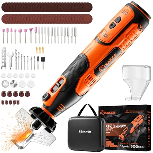Saker Electric Chainsaw Sharpener Kit,Chain Saw Sharpener Tool