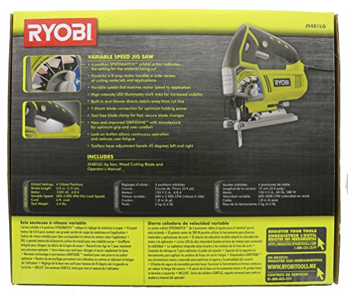 4.8 AMP Corded Variable Speed Orbital JIG Saw
