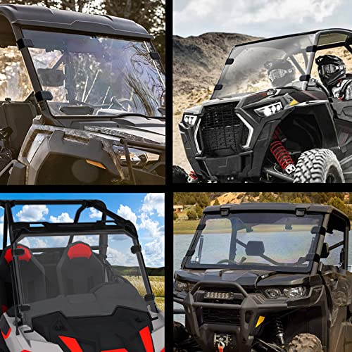 StarknightMT 4PCS UTV Windshield Clamp Adjustable Universal UTV Strap Kit
