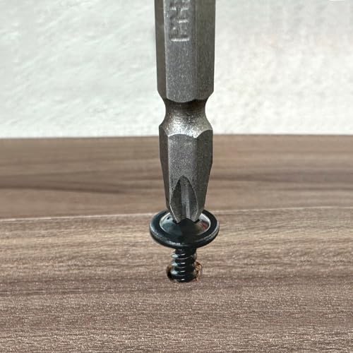 Black Wood Screws, #8×1/2 inch 400Pcs Black Truss Head Wood Cabinet Screws - color: Black, size: #8×1/2"